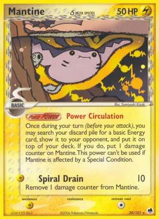 Carta Mantine δ