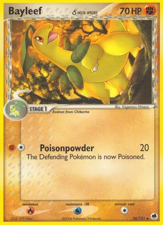 Carta Bayleef δ