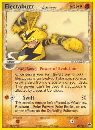 Carta Electabuzz δ
