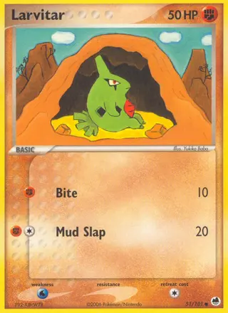 Carta Larvitar