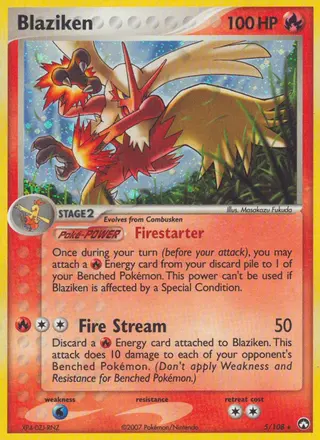 Carta Blaziken