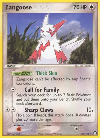 Carta Zangoose