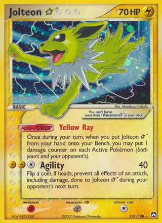 Carta Jolteon Star