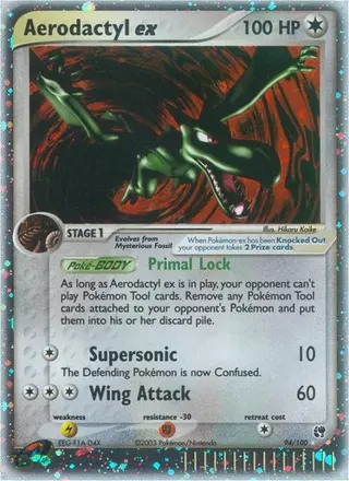 Carta Aerodactyl ex