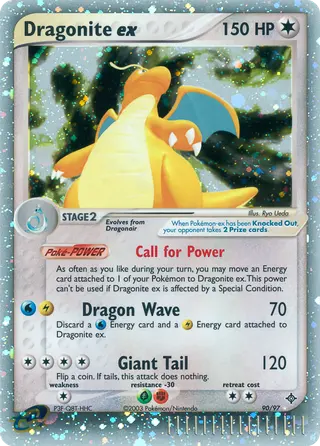 Carta Dragonite ex