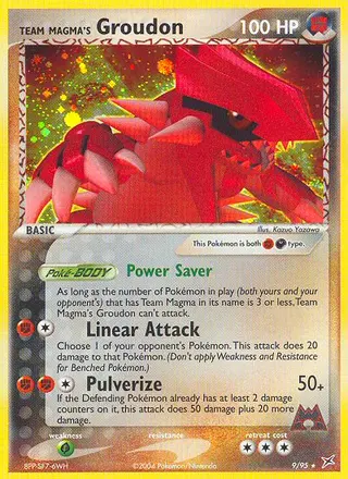 Carta Team Magma's Groudon