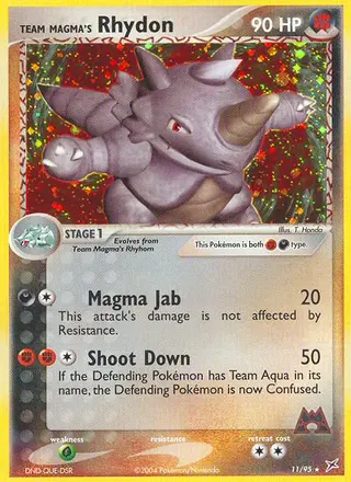 Carta Team Magma's Rhydon