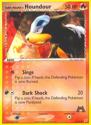 Carta Team Magma's Houndour