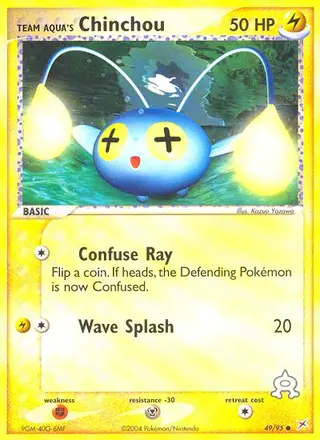 Carta Team Aqua's Chinchou