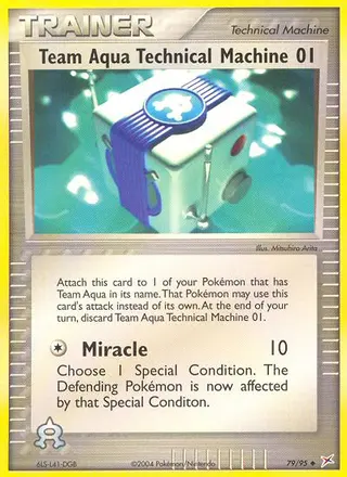 Carta Team Aqua's Technical Machine 01