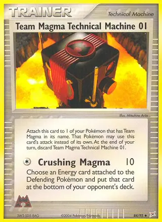 Carta Team Magma's Technical Machine 01