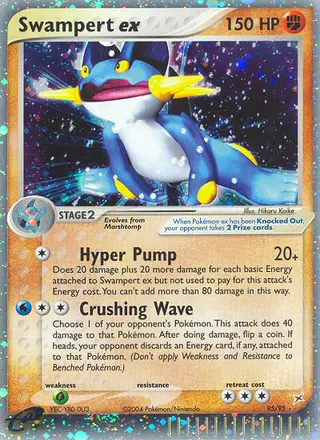 Carta Swampert ex