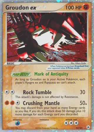 Carta Groudon ex
