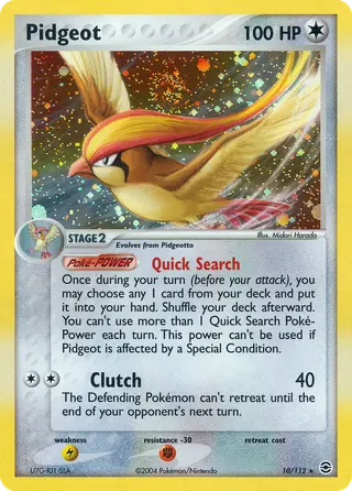 Carta Pidgeot