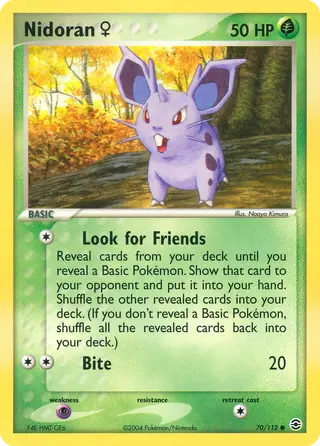 Carta Nidoran♀