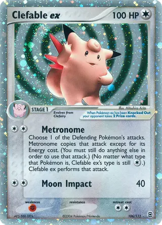 Carta Clefable ex