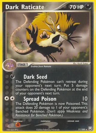 Carta Dark Raticate