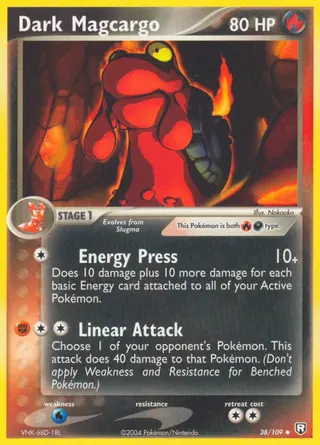 Carta Dark Magcargo