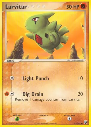 Carta Larvitar