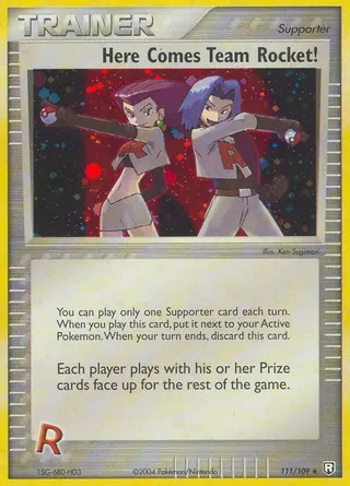 Carta Here Comes Team Rocket!