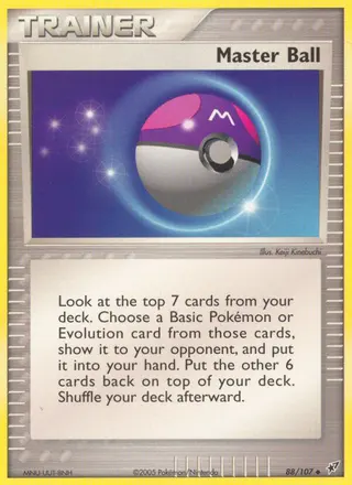 Carta Master Ball