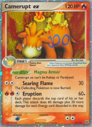 Carta Camerupt ex