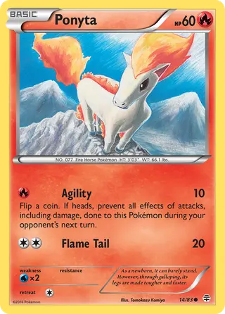 Carta Ponyta