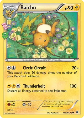 Carta Raichu
