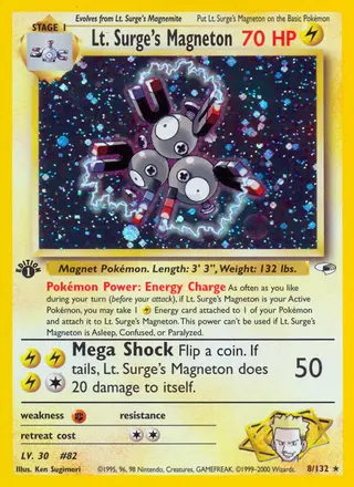 Carta Lt. Surge's Magneton