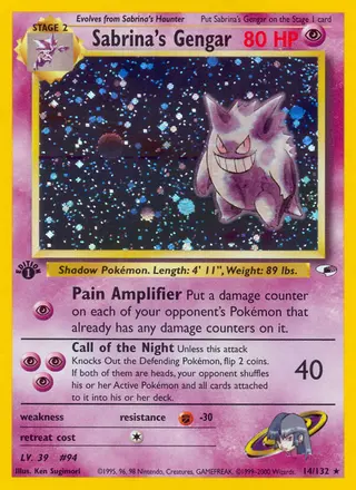 Carta Sabrina's Gengar