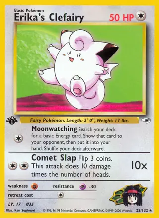 Carta Erika's Clefairy