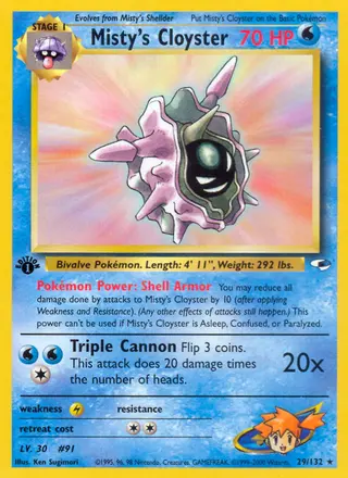 Carta Misty's Cloyster