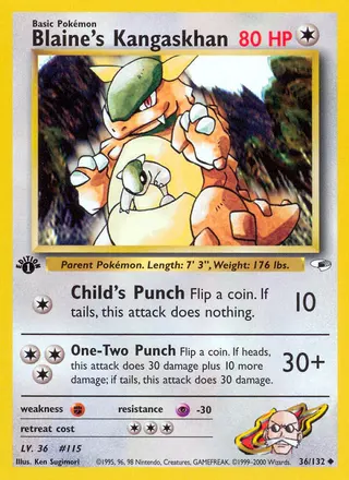 Carta Blaine's Kangaskhan