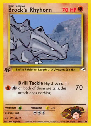 Carta Brock's Rhyhorn