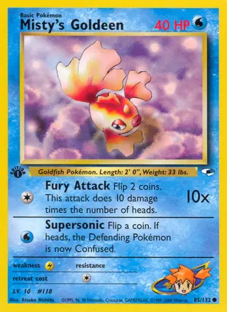 Carta Misty's Goldeen