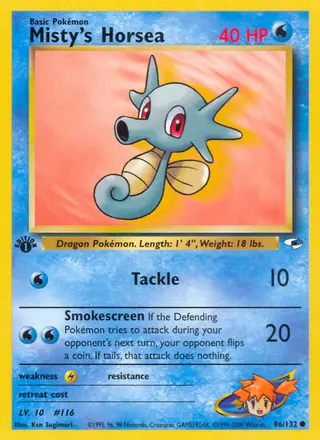 Carta Misty's Horsea