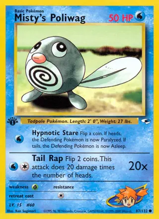 Carta Misty's Poliwag