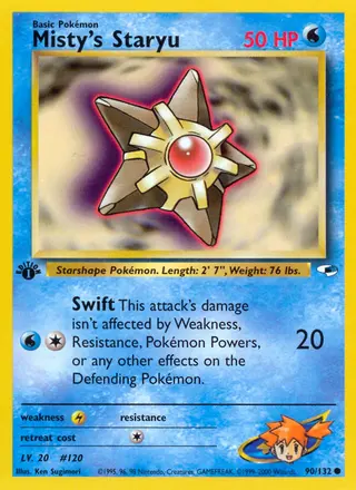 Carta Misty's Staryu