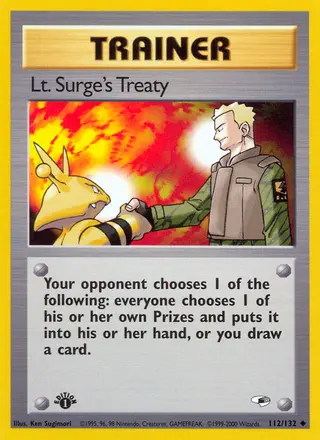 Carta Lt. Surge's Treaty