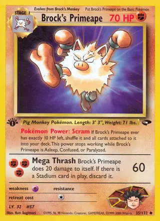 Carta Brock's Primeape