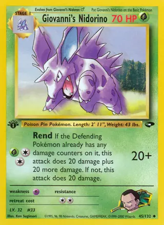 Carta Giovanni's Nidorino