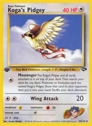 Carta Koga's Pidgey