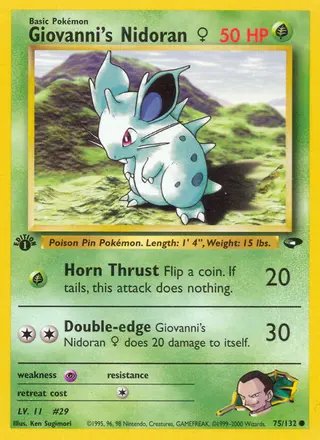Carta Giovanni's Nidoran♀