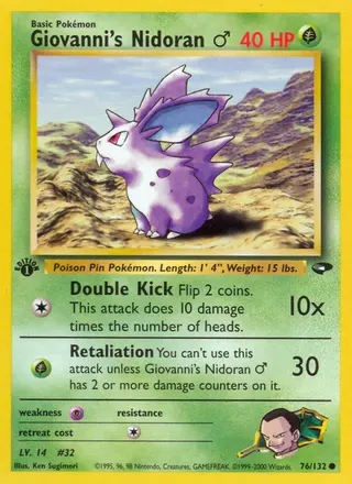 Carta Giovanni's Nidoran♂