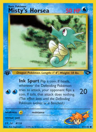 Carta Misty's Horsea