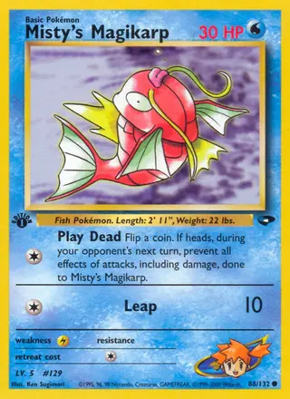 Carta Misty's Magikarp