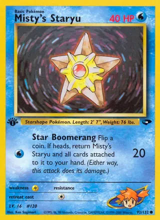 Carta Misty's Staryu