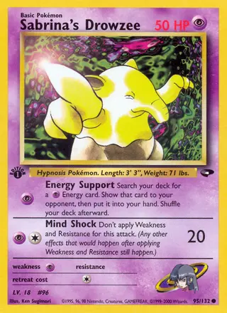 Carta Sabrina's Drowzee