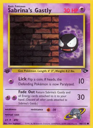 Carta Sabrina's Gastly