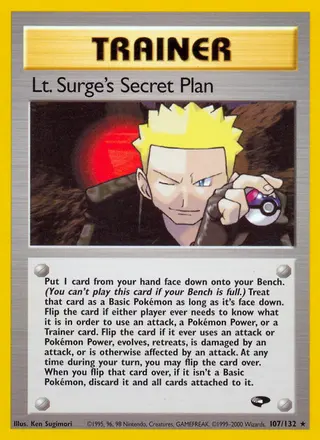 Carta Lt. Surge's Secret Plan